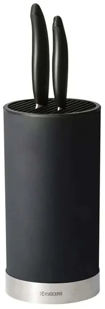 Μαχαίρια Σε Βάση Soft Touch (Σετ 3Τμχ) KB-RD-BK2KNEU Black Kyocera Ceramic