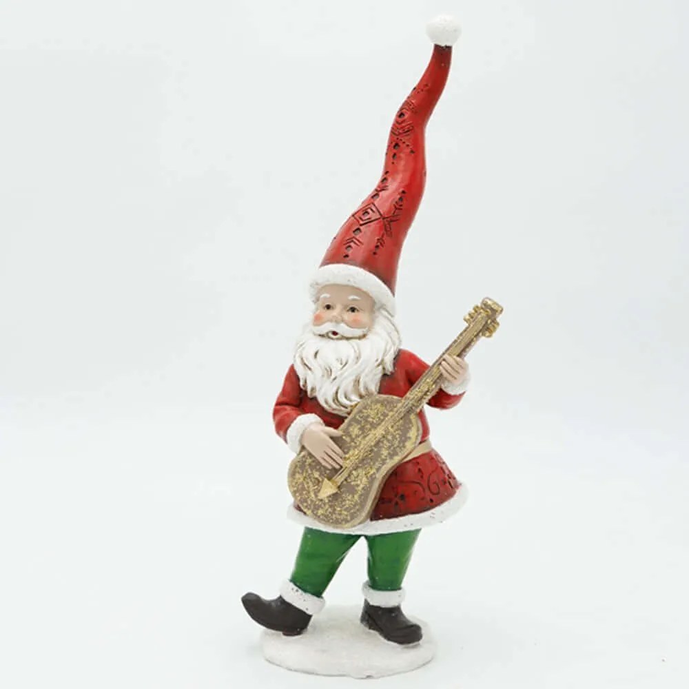 Χριστουγεννιάτικη Διακοσμητική Φιγούρα Αϊ Βασίλη 600-46845 12,5x31,5cm Multi