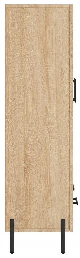 vidaXL Ντουλάπα Sonoma Δρυς 69,5 x 31 x 115 εκ. από Επεξεργασμένο Ξύλο