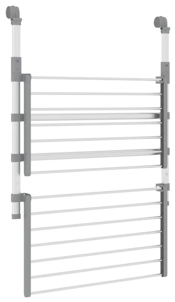 vidaXL Απλώστρα για Μπαλκόνι 54 x 25 x 42 εκ. από Αλουμίνιο