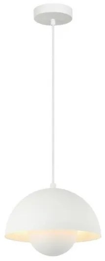Κρεμαστό Φωτιστικό Οροφής Ατσάλι Tulip H150 Φ23 Viokef-4283200-Λευκό 4283200