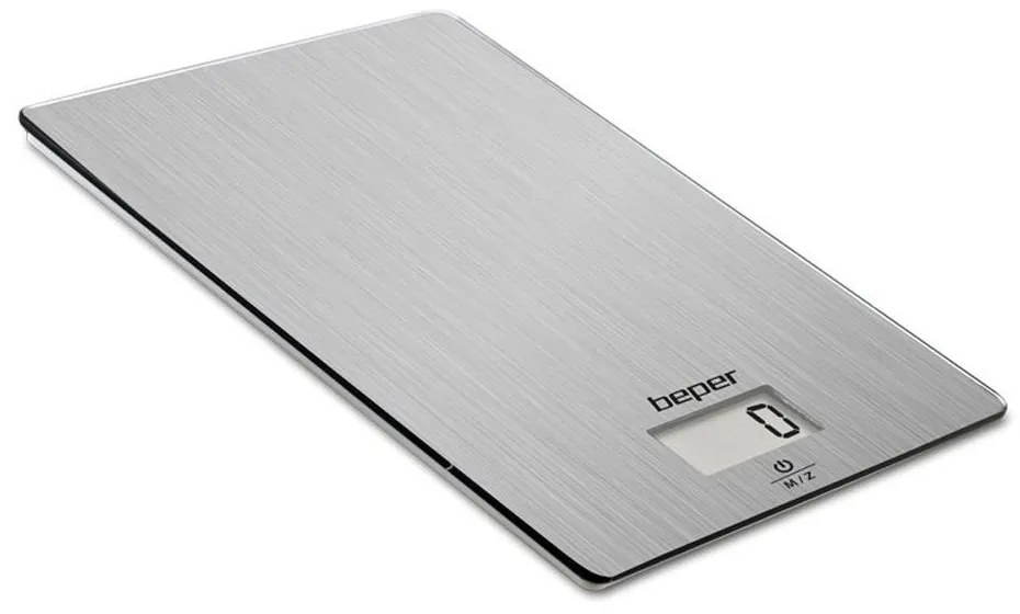Ζυγαριά Κουζίνας 90.131 17.5x22.5x2.5cm Inox Beper Stainless Steel