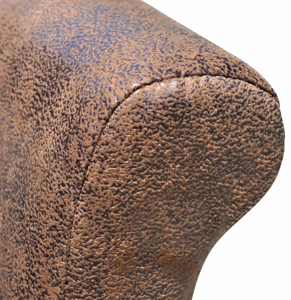 vidaXL Καρέκλες Τραπεζαρίας 4 τεμ. Καφέ από Συνθετικό Δέρμα