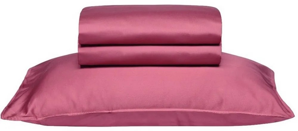 Μαξιλαροθήκες Opulence 05 (Σετ 2τμχ) Wine Kentia 50Χ70 100% Cotton Satin