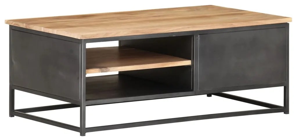 vidaXL Τραπεζάκι Σαλονιού 90 x 50 x 35 εκ. από Μασίφ Ξύλο Ακακίας