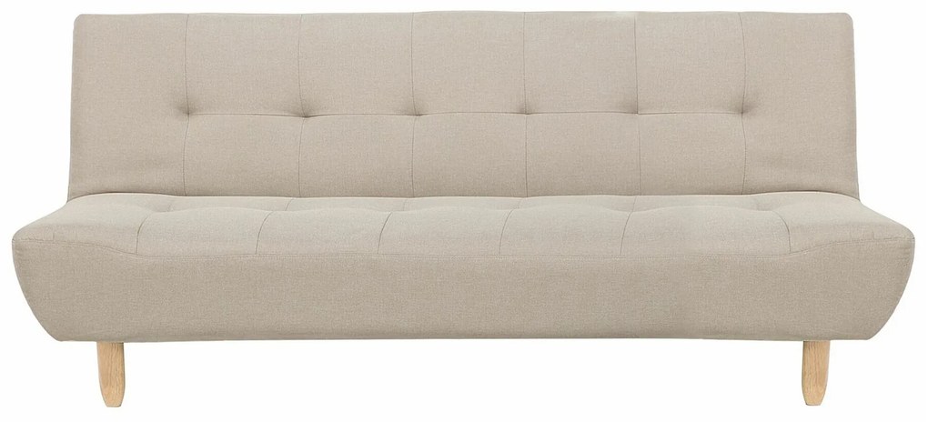 Καναπές κρεβάτι Berwyn 1550, Λειτουργία ύπνου, Beige, 182x83x80cm, Πόδια: Ξύλο,Ευκάλυπτος, Καουτσούκ