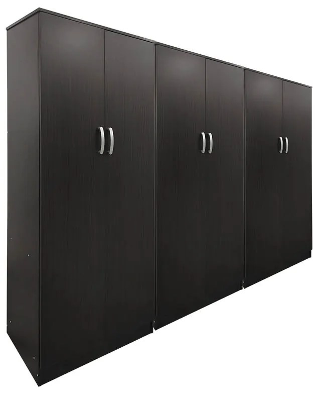 Ντουλάπα εξάφυλλη Lego pakoworld wenge 240x42x180εκ