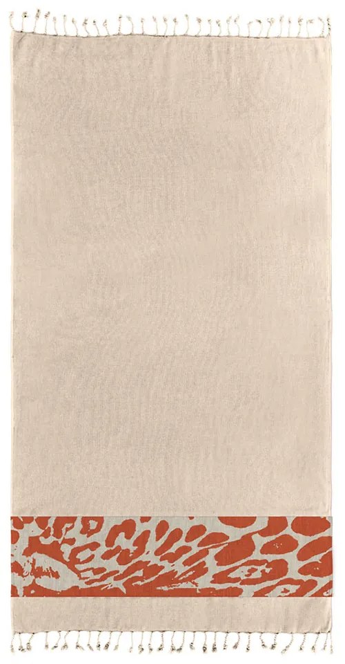 Πετσέτα Θαλάσσης - Παρεό (90x170) Guy Laroche Pestemal 24 Beige