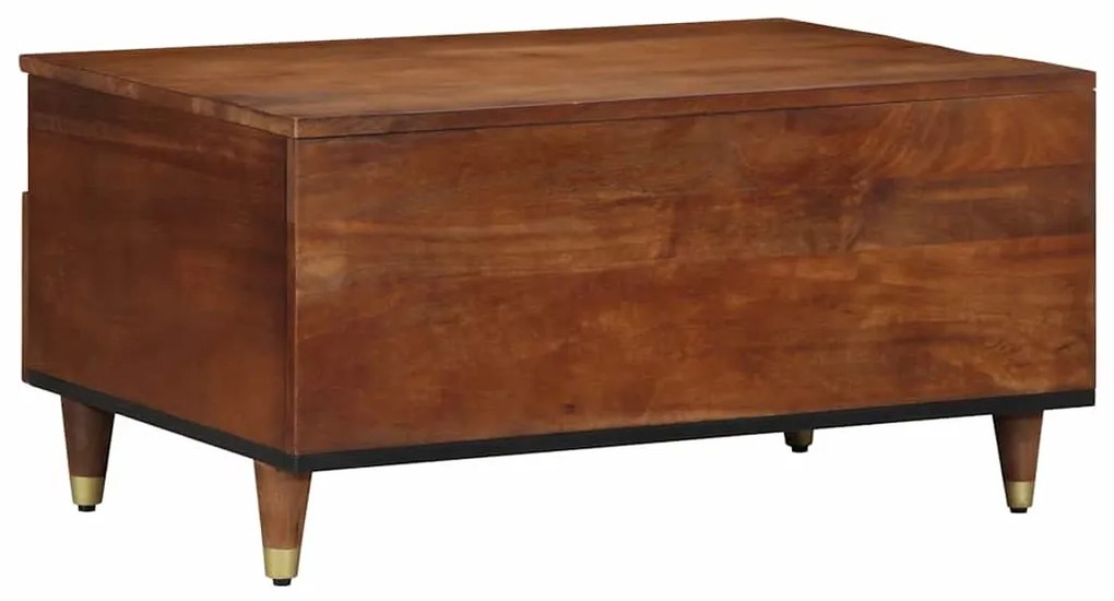 vidaXL Τραπεζάκι σαλονιού Μέλι Καφέ 80 x 54 x 40 εκ Στερεό ξύλο μάνγκο