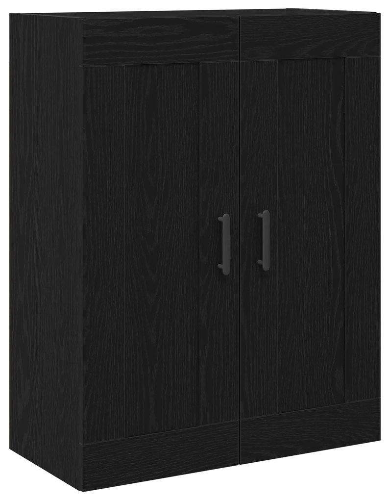 vidaXL Υψηλό έπιπλο Μαύρης Δρυός 69.5x34x180 εκ Μηχανικά κατασκευασμένο ξύλο