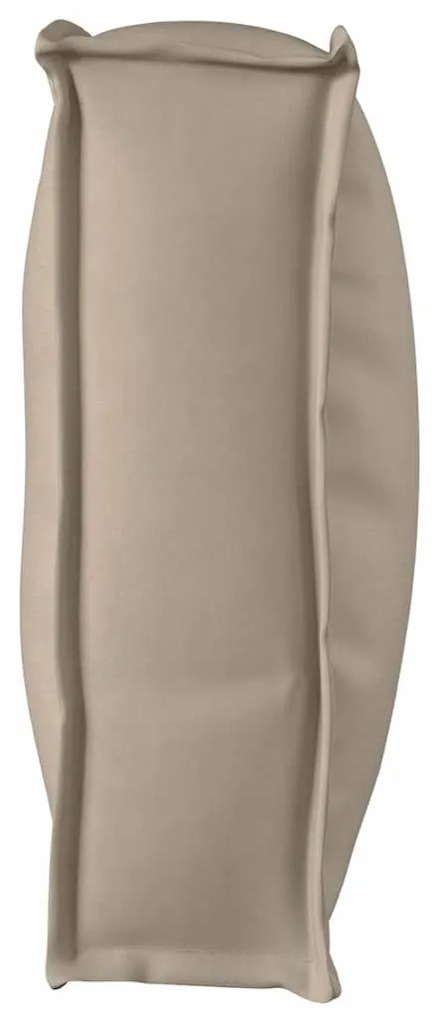 vidaXL Μαξιλάρι παλέτας για πλάτη Taupe 120 x 40 x 12 cm Ύφασμα Oxford
