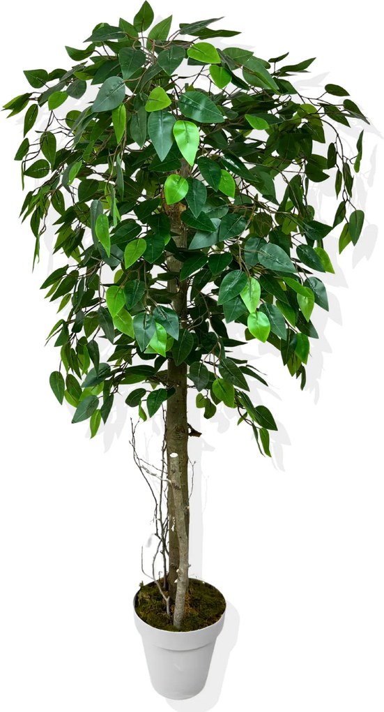 Τεχνητό δέντρο με γλάστρα παραγωγής Λευκό