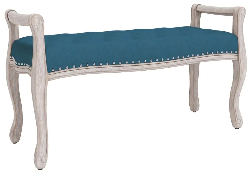 vidaXL Πάγκος Μπλε 110x45x60 εκ. Βελούδινος