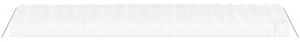 Θερμοκήπιο με Ατσάλινο Πλαίσιο Λευκό 132 μ² 22 x 6 x 2,85 μ. - Λευκό
