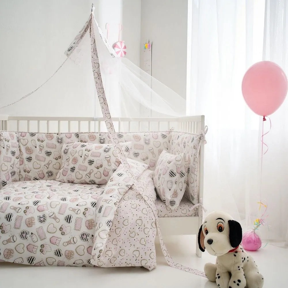 Κουβερλί Βρεφικό Pinky 120x160 Pink Vesta Home 120x160cm Cotton-Polyester