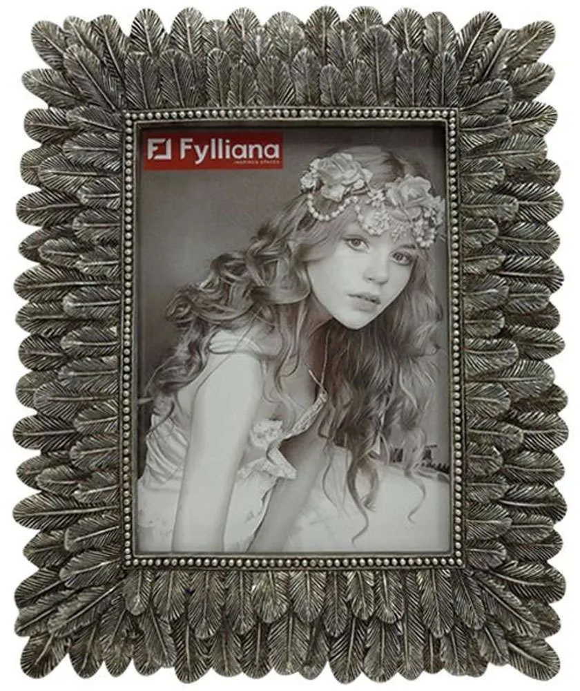 Κορνίζα 279-222-207 10x15cm Silver Polyresin