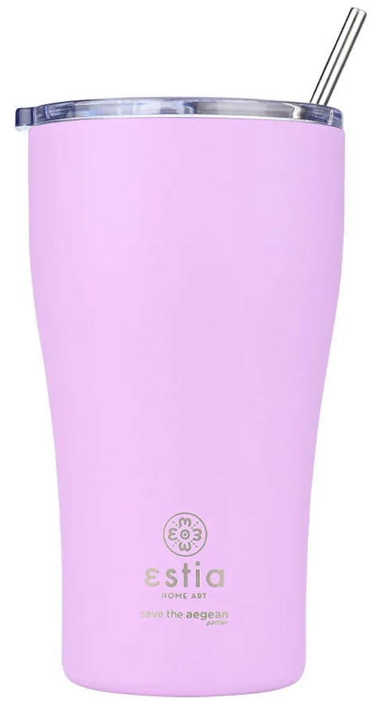 Ποτήρι Θερμός 500ml Estia Save The Aegean Lavender Purple 01-23195