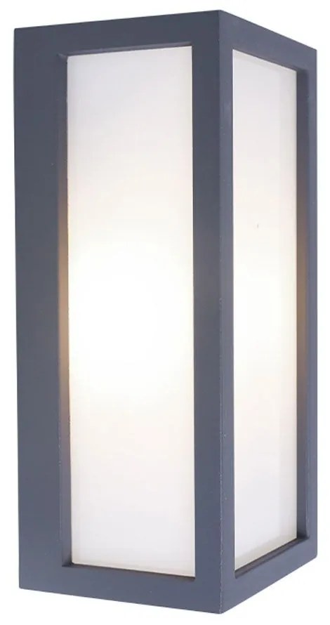 Φωτιστικό Τοίχου - Απλίκα Sonder 4310100 LED 10W 3000K/4000K/6500K 569Lm/615Lm/606Lm 11x22cm Dark Grey Viokef