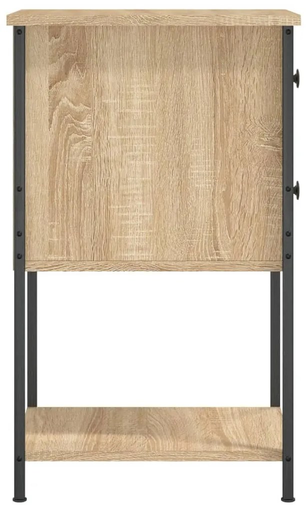vidaXL Κομοδίνο Sonoma Δρυς 32 x 42 x 70 εκ. από Επεξεργασμένο Ξύλο