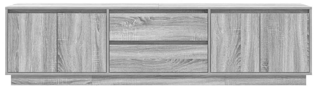 vidaXL Έπιπλο Τηλεόρασης με LED Γκρι Sonoma 193,5x41x50 εκ.