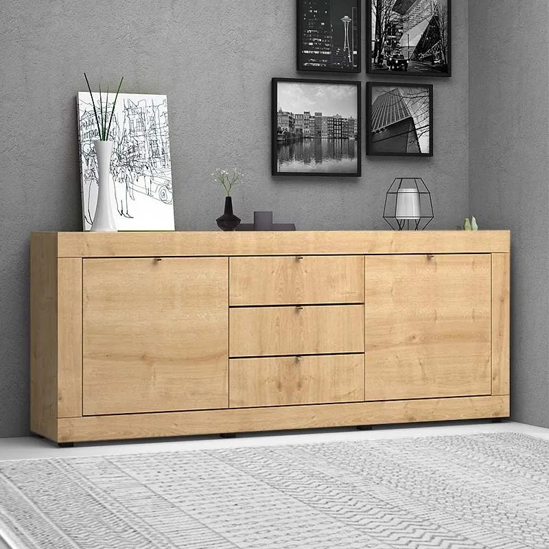 Μπουφές Ocean Megapap χρώμα sonoma 210x45x86εκ.