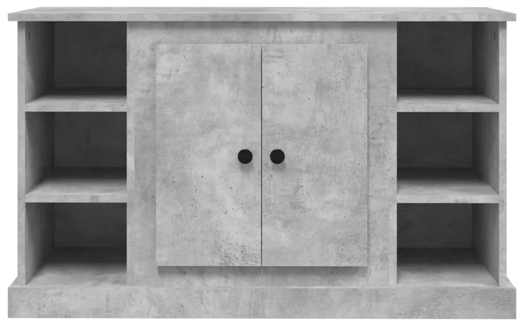 vidaXL Μπουφές Γκρι Σκυροδέματος 100x35,5x60 εκ. Επεξεργασμένο Ξύλο
