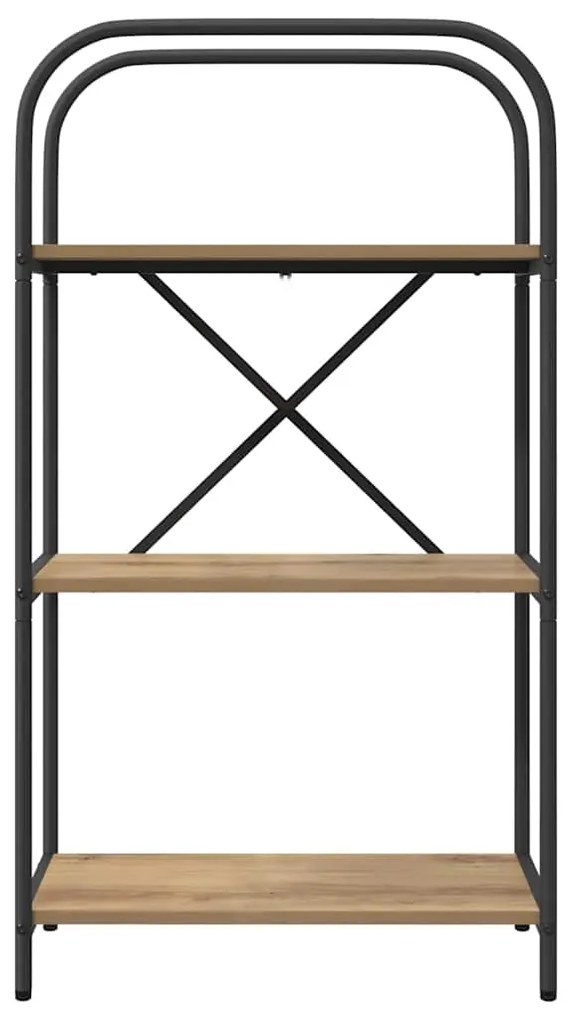 vidaXL Ράφι Βιβλίων artisan δρυς 60 x 30 x 109 εκ Επεξεργασμένο ξύλο