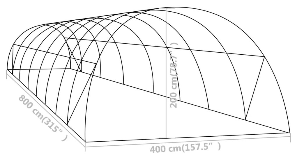 ΘΕΡΜΟΚΗΠΙΟ 32 Μ² 8 X 4 X 2 Μ. 48162