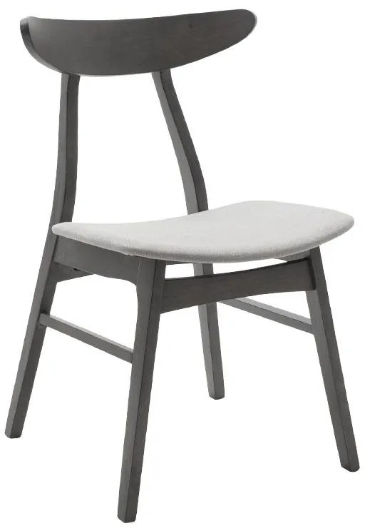 Tραπεζαρία Benson - Orlean σετ 5τμχ rustic grey-ύφασμα γκρι 120x75x75εκ 120x75x75 εκ.