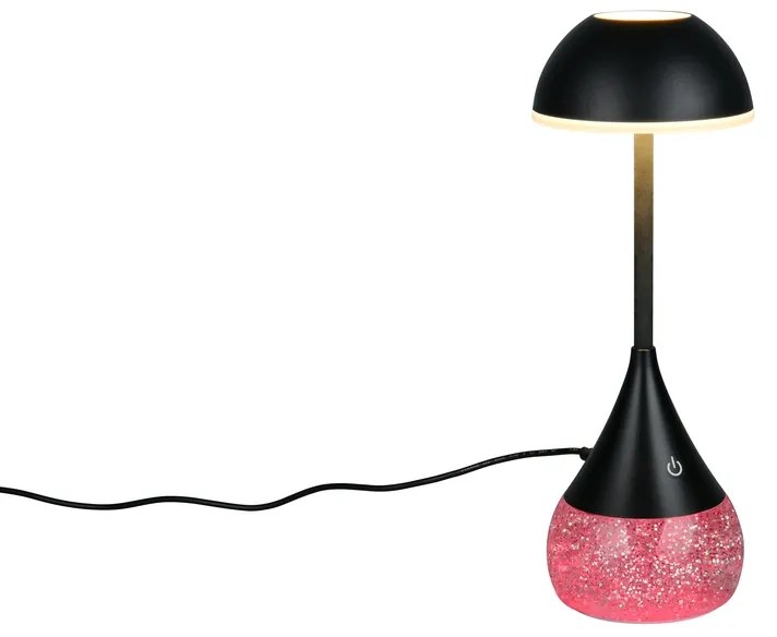 Φωτιστικό Επιτραπέζιο Reality Lighting -RL TEMBO R53851102 Μαύρο Ματ (Black Mat) 3000+4200+6500K