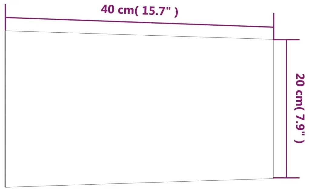 Πίνακας Επιτοίχιος Μαγνητικός Μαύρος 40 x 20 εκ. Ψημένο Γυαλί - Μαύρο