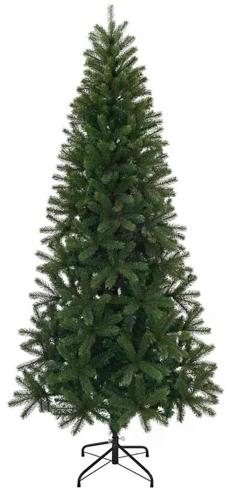 vidaXL Τεχνητό Χριστουγεννιάτικο Δέντρο Πράσινο 210 cm ΠΕ και PVC