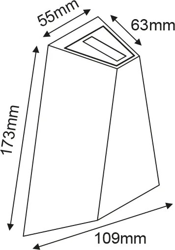 Απλίκα κήπου LED Crown Plus