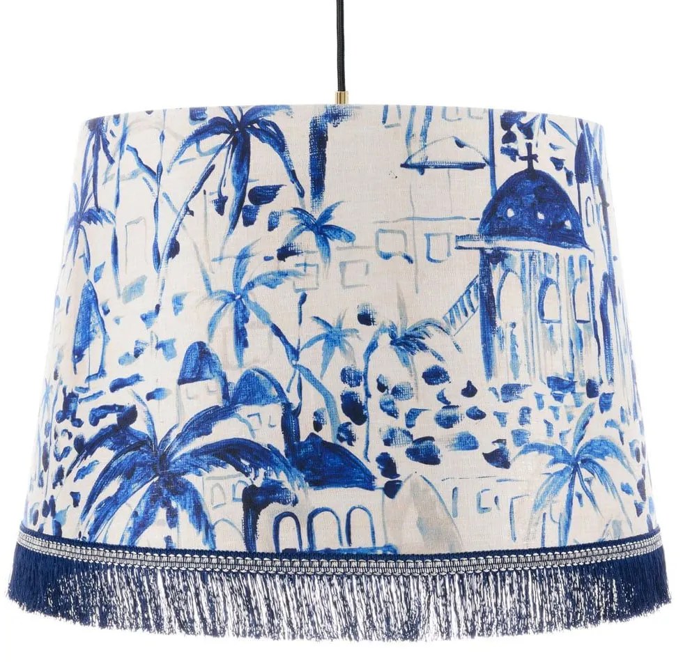 Φωτιστικό Οροφής Rhodes Cl50400 Ø25Xø35Xh25 E27 White-Blue Mindthegap Metal, Fabric