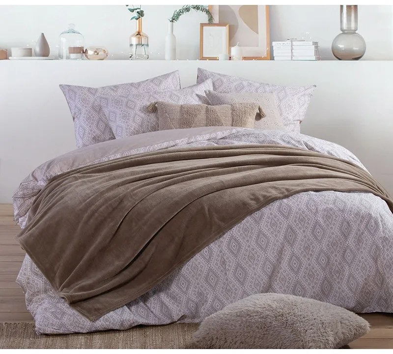 Κουβέρτα Fleece Υπέρδιπλη 220x240 Cosy Beige 5205495533391