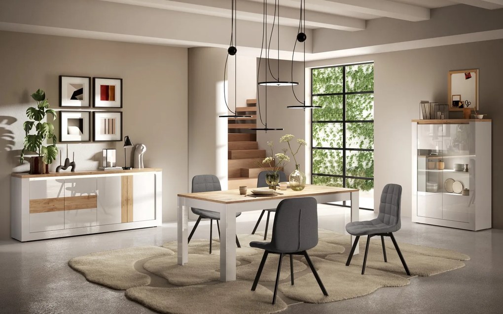Έπιπλο Τηλεόρασης Ανθρακί Οξειδωμένο 121x43x57