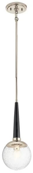 Κρεμαστό Φωτιστικό Οροφής 1xE27 Νίκελ Marilyn QN-MARILYN-MP Quintiesse Elstead Lighting-QN-MARILYN-MP-Νίκελ Ματ QN-MARILYN-MP