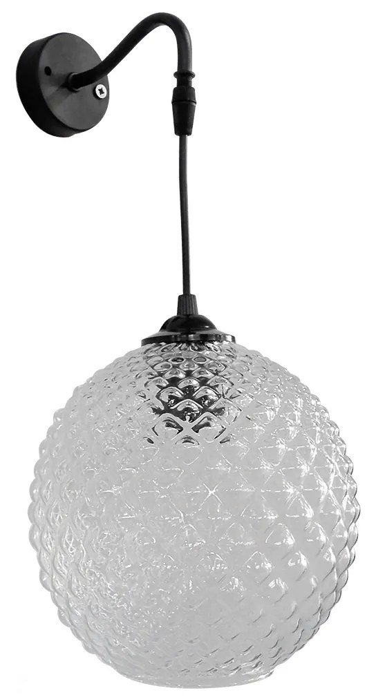 Απλίκα Τοίχου Heronia Ball 02-0225 Transparent