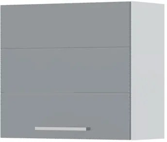 Ντουλάπι κρεμαστό Hudson V5-60-1K-Λευκό - Γκρι