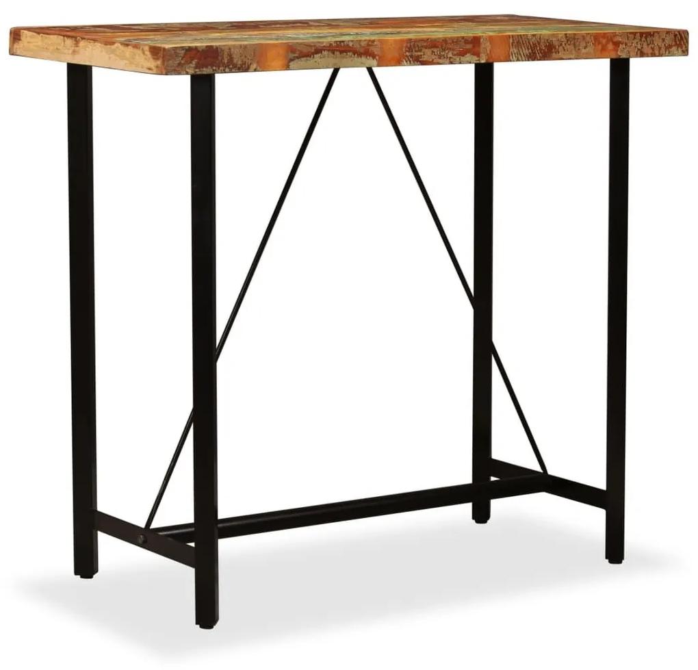 Τραπέζι Μπαρ 120 x 60 x 107 εκ. από Μασίφ Ανακυκλωμένο Ξύλο - Καφέ