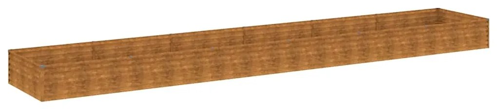 vidaXL Ζαρντινιέρα 579 x 100 x 36 εκ. από Ατσάλι Σκληρυθέν στον Αέρα