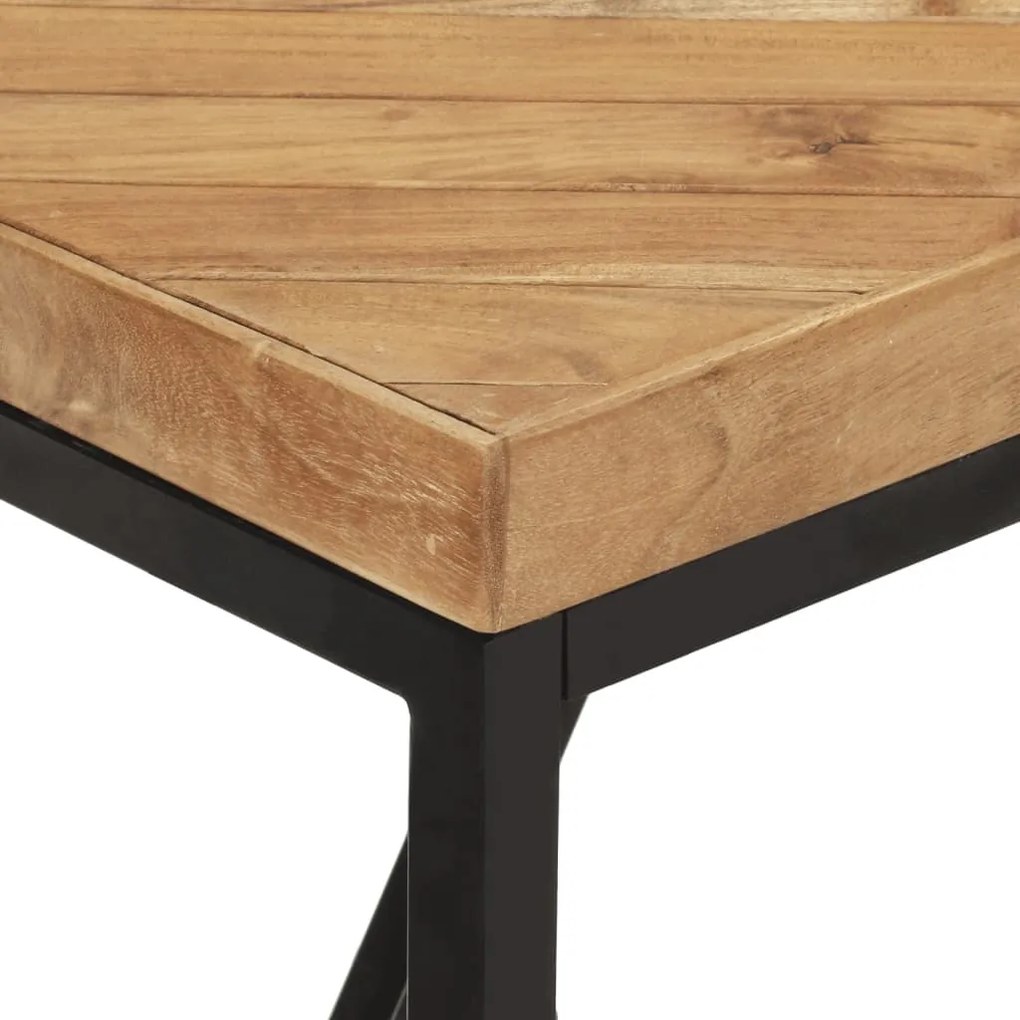 vidaXL Τραπεζαρία 120 x 60 x 76 εκ. από Μασίφ Ξύλο Ακακίας/Ξύλο Μάνγκο