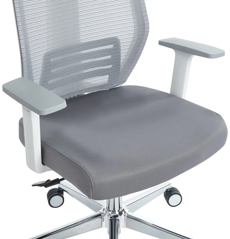 Καρέκλα γραφείου διευθυντή Commend pakoworld λευκό - γκρι