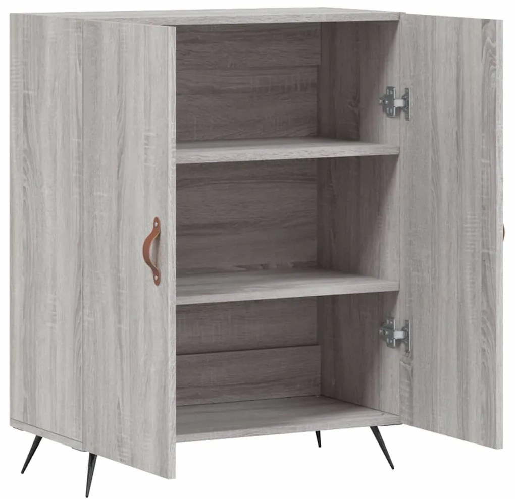 vidaXL Ντουλάπι Γκρι Sonoma 69,5 x 34 x 90 εκ. από Επεξεργασμένο Ξύλο
