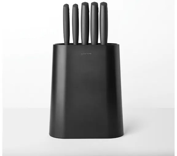 Brabantia 1001177 Σετ Μαχαίρια με Βάση από Ανοξείδωτο Ατσάλι 5τμχ Tasty+ Dark Grey