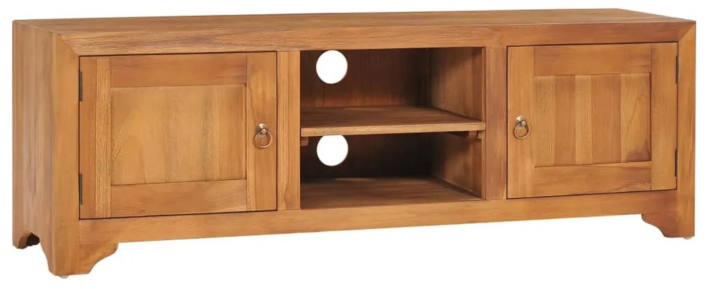 vidaXL Έπιπλο Τηλεόρασης 120 x 30 x 40 εκ. από Μασίφ Ξύλο Teak