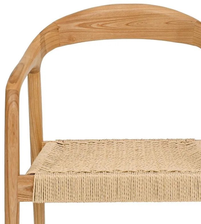 Καρέκλα Willow απο Μασίφ Ξύλο Ash με Μπράτσα σε Φυσικό χρώμα 56x56x78 εκ. 2αδα 56x56x78 εκ.