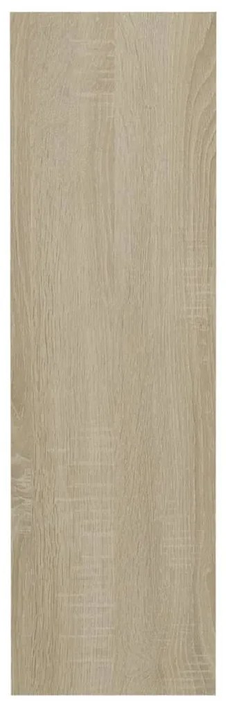 vidaXL Παπουτσοθήκη Τοίχου Sonoma Δρυς 60 x 18 x 60 εκ. Μοριοσανίδα