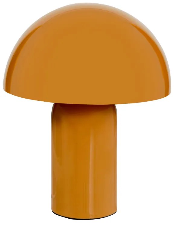 Επιτραπέζιο φωτιστικό Mushi pakoworld μέταλλο σε κίτρινη απόχρωση Φ20x24,5εκ