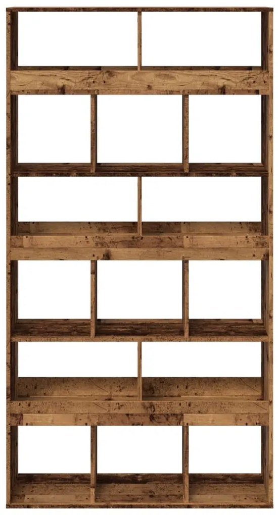 vidaXL Βιβλιοθήκη Όψη Παλαιού Ξύλου 100x33x187,5εκ. Επεξεργασμένο Ξύλο